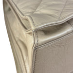 Balenciaga Beige Calfskin Crush Chain Bag