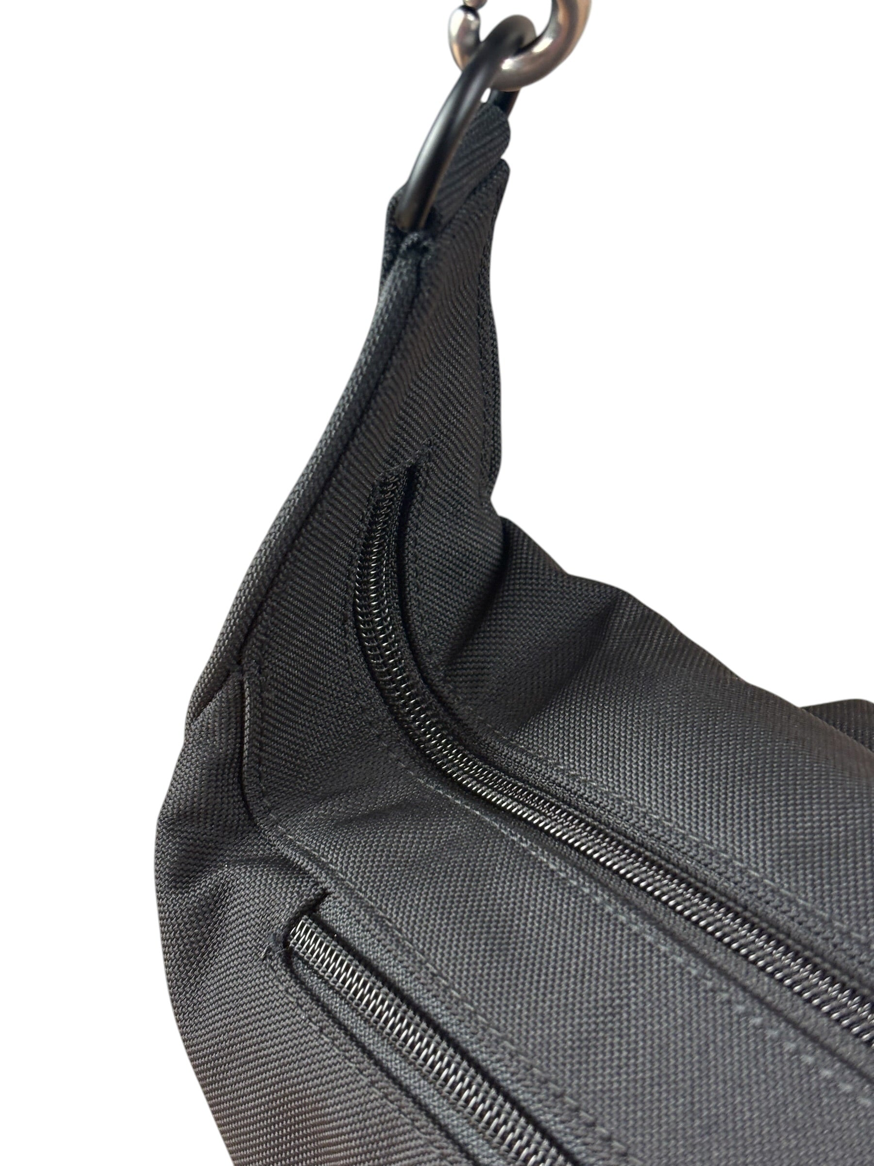 Balenciaga Black Nylon Chain Shoulder Bag