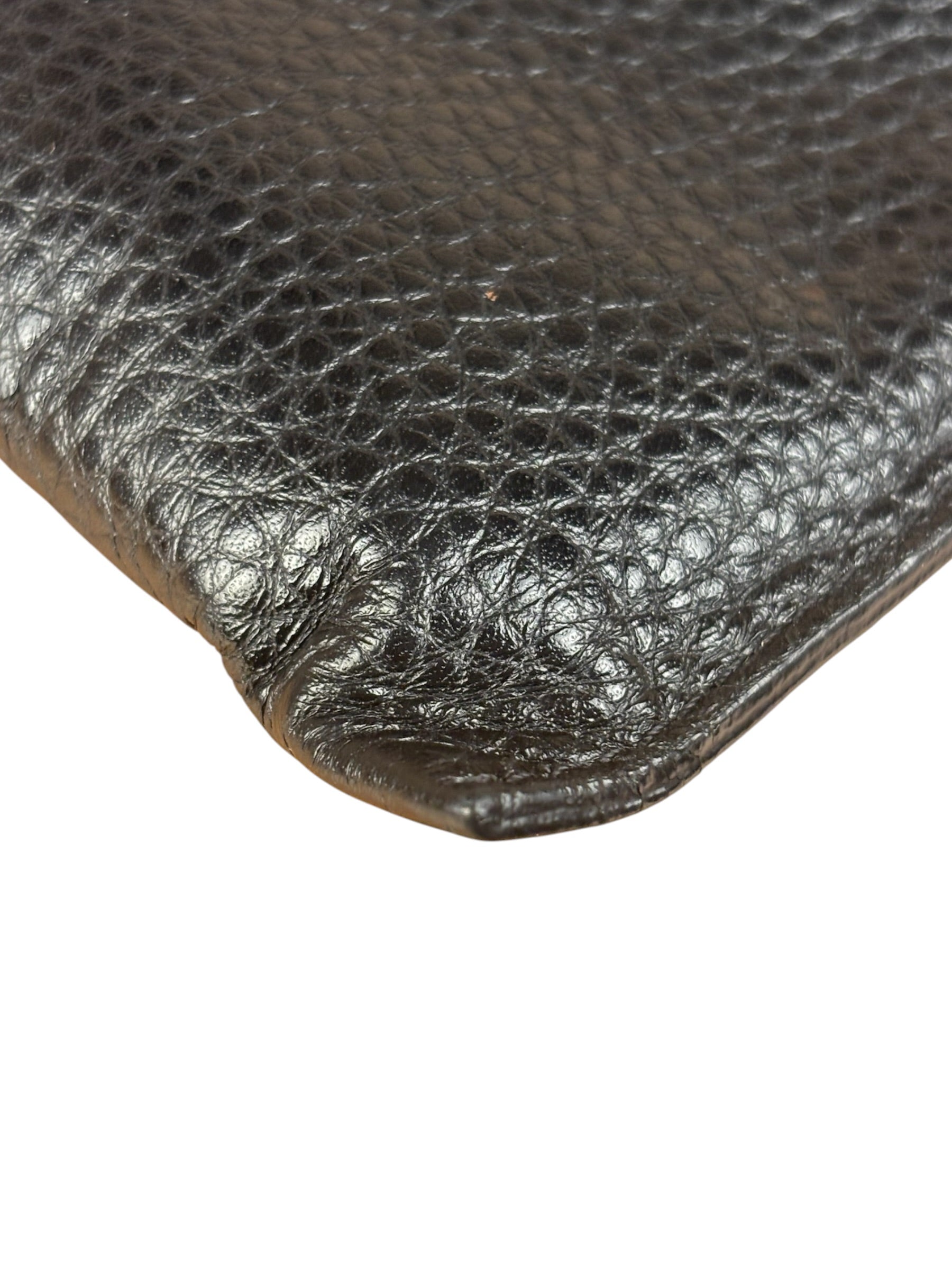 Tom Ford Black Leather Alix Clutch