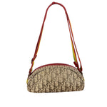 Christian Dior Vintage Trotter Canvas Rasta Crossbody Bag
