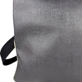 Gucci Vintage Black Leather Flat Messenger Shoulder Bag