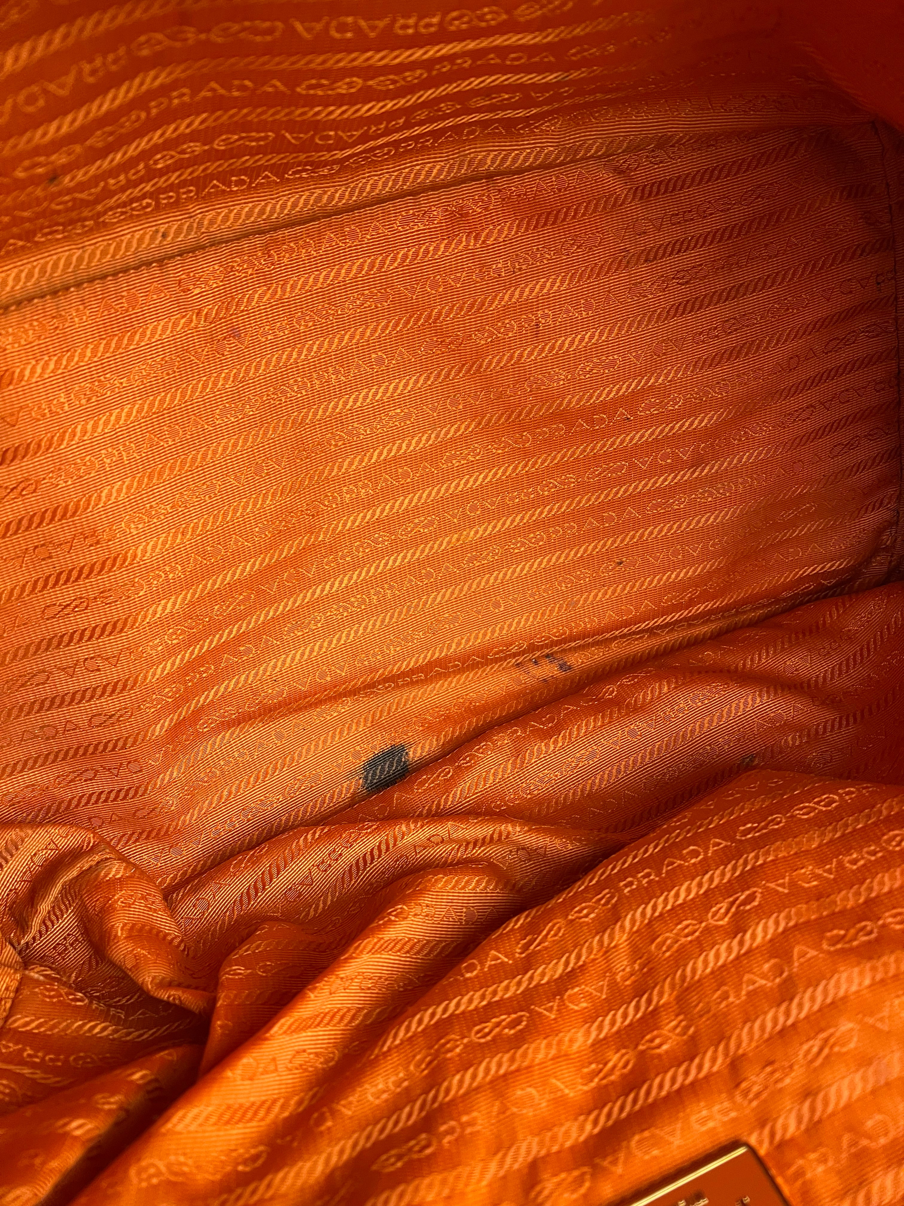Prada Saffiano Lux Tote Orange