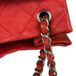 Chanel Red Quilted Leather Natural Beauty Chain Tote 2010