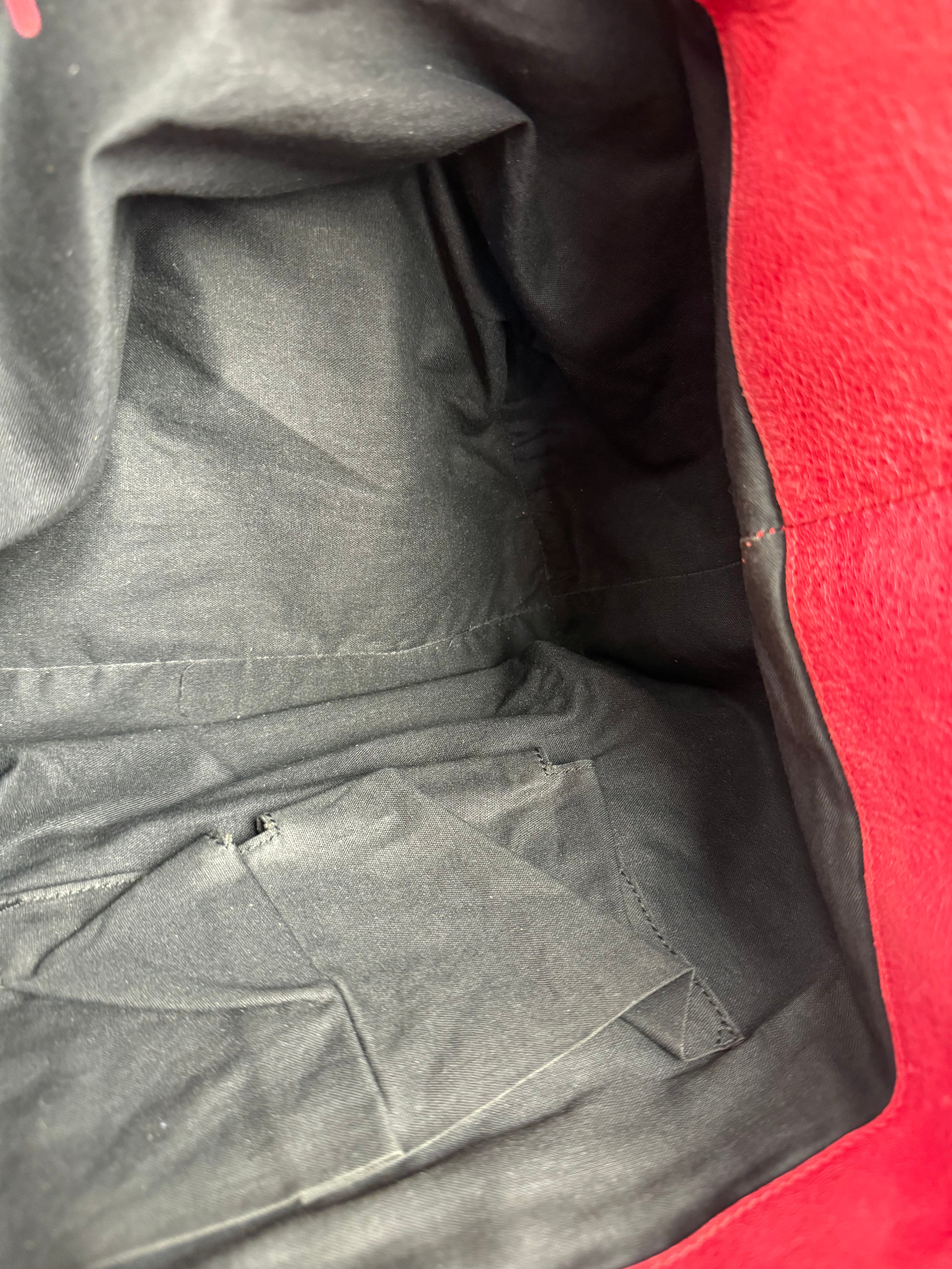 Balenciaga Red Leather Le City Tote
