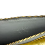Louis Vuitton Yellow Patent Leather Vernis Mott Accessory Pouch