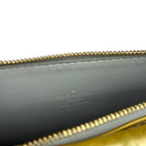 Louis Vuitton Yellow Patent Leather Vernis Mott Accessory Pouch