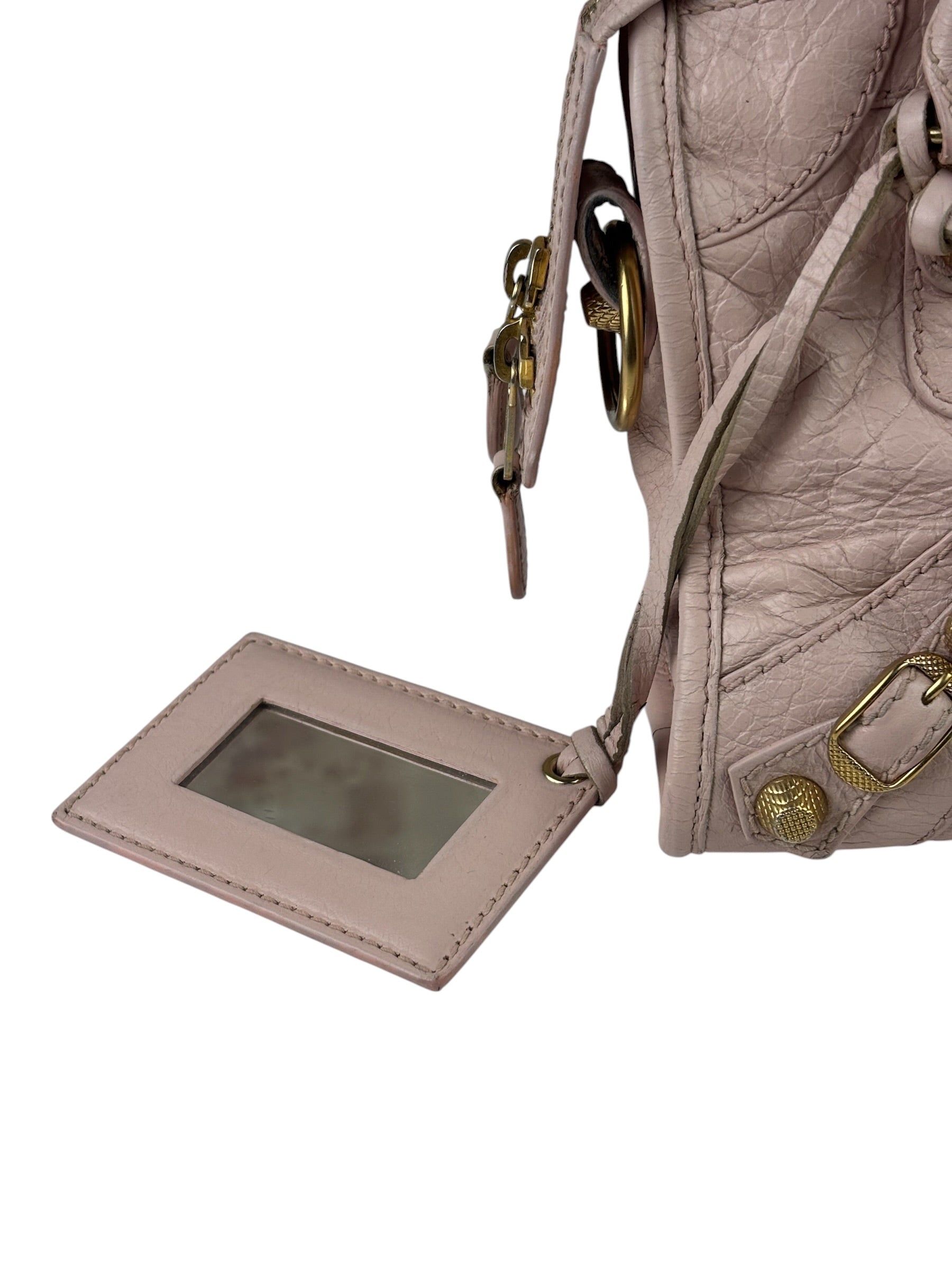 Balenciaga Pink Leather Le City Two-Way Bag