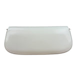 Gucci White Leather Bamboo Night Small Clutch/Pochette