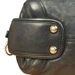 Chanel Black Quilted Leather Wild Stitch Handbag 2005
