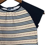 Burberry London Striped Short Sleeve Top