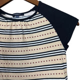 Burberry London Striped Short Sleeve Top