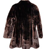Vintage Brown Chinchilla Fur Coat