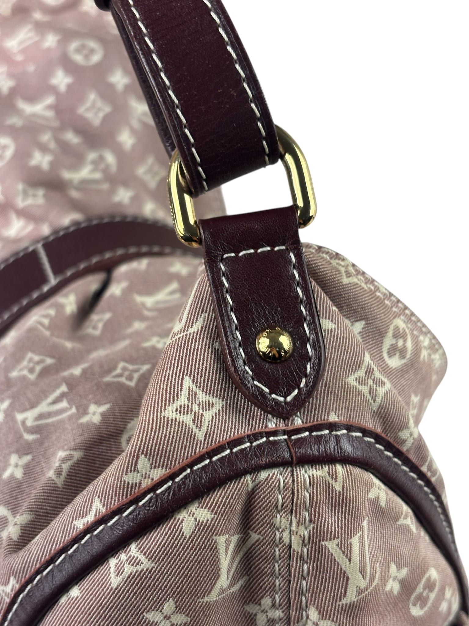 Louis Vuitton Brown Leather Trim Monogram Idylle Romance