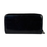 Chanel Black Leather Votez Coco Zip-Around Wallet 2014