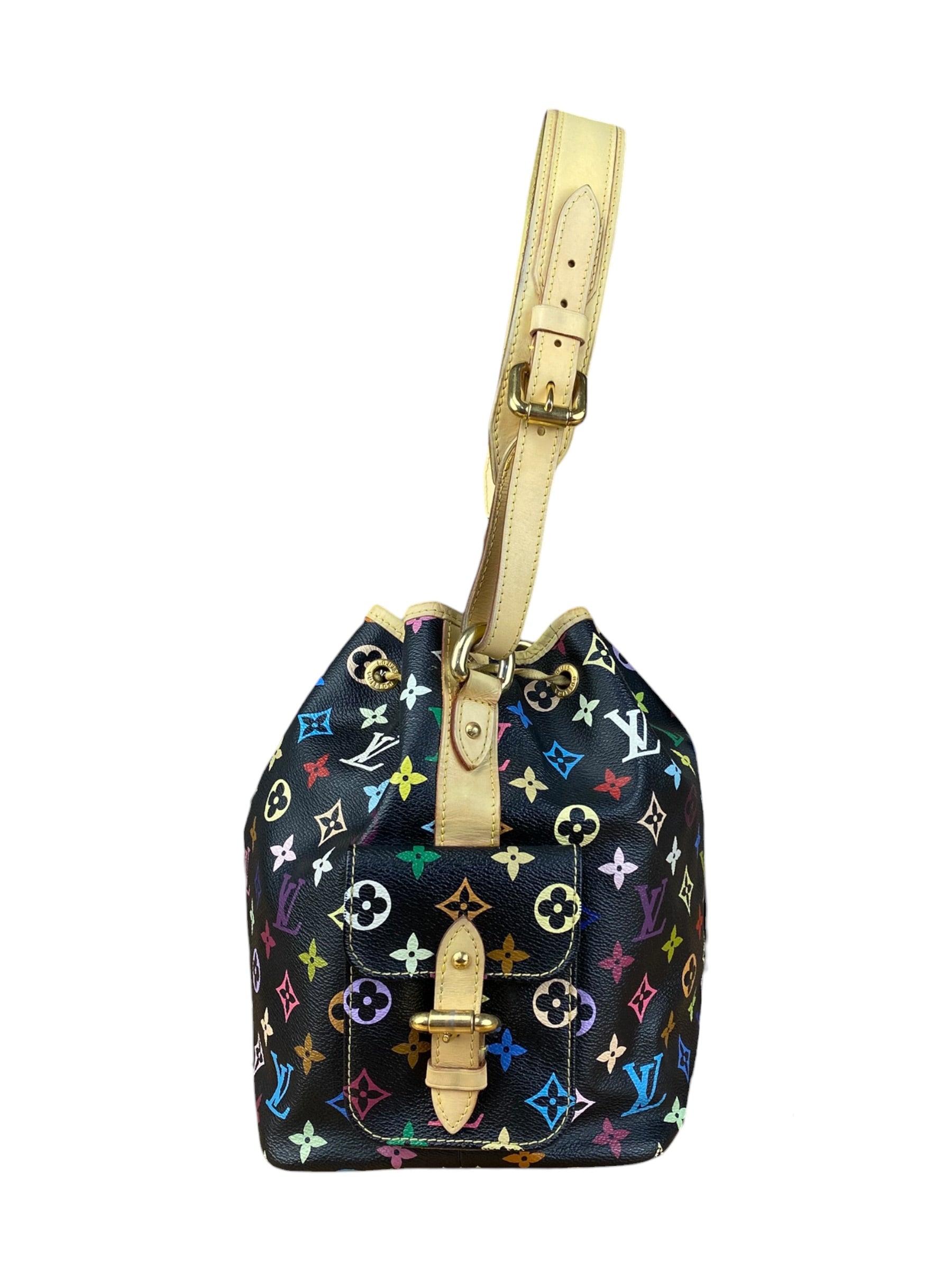 Louis Vuitton Vintage Black Murakmi Petit Noe