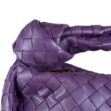 Bottega Veneta Purple Nappa Intrecciato Leather Jodie Hobo