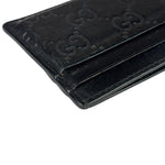 Gucci Black Leather GG Card Holder