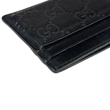 Gucci Black Leather GG Card Holder