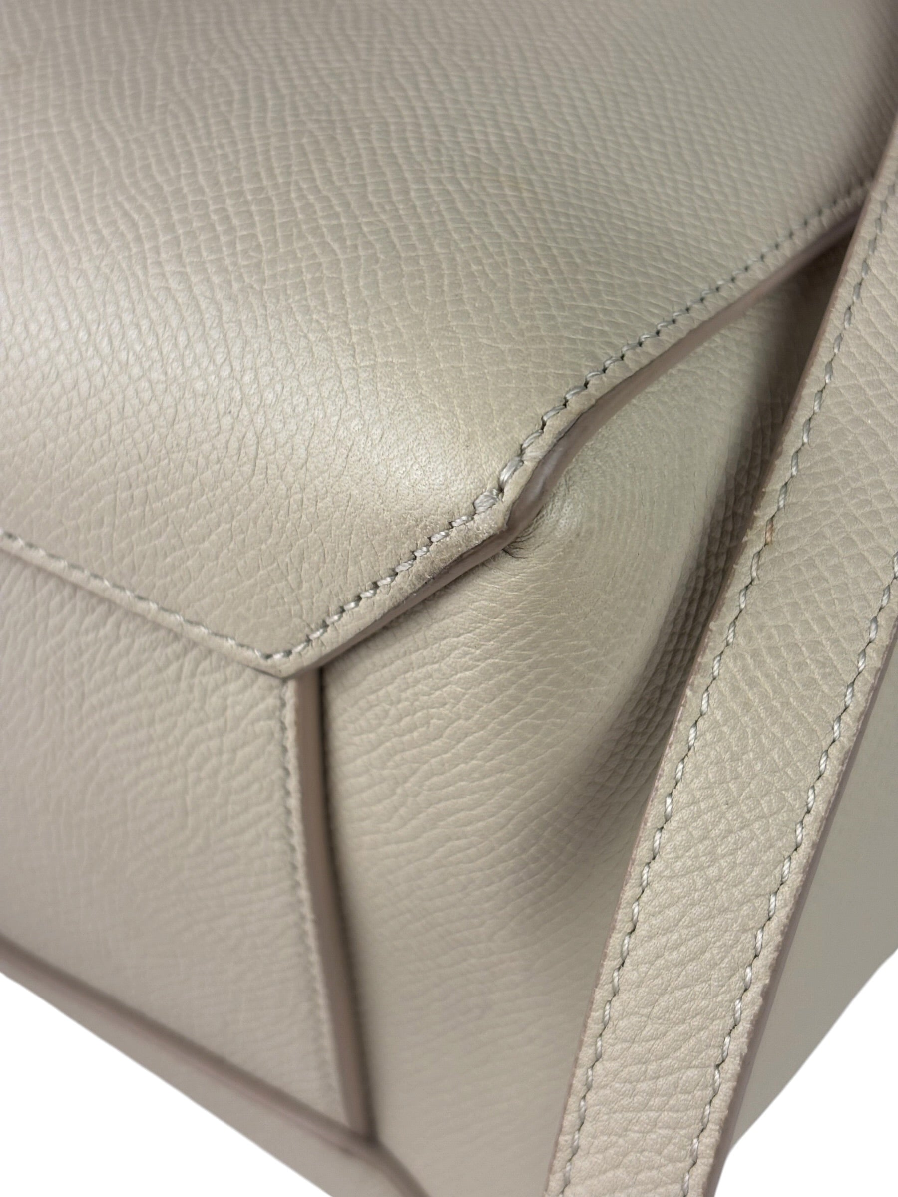 Celine Cream Calfskin Belt Nano Two-Way Bag