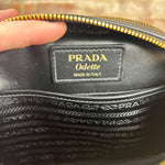 Prada Black Leather Odette Crossbody