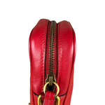 Gucci GG Marmont Vertical Phone Crossbody Bag Red