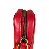 Gucci GG Marmont Vertical Phone Crossbody Bag Red