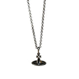 Vivienne Westwood Gunmetal 3D Orb Necklace