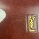 Yves Saint Laurent Red Leather Belle De Jour Flap Wallet