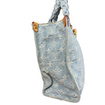 Louis Vuitton Monogram Denim Let Go PM 2Way Tote Handbag