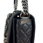 Chanel Black Enchained Boy Bag 2013