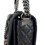 Chanel Black Enchained Boy Bag 2013