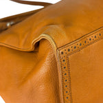 Balenciaga Brown Lambskin Riva Velo Two-Way Bag