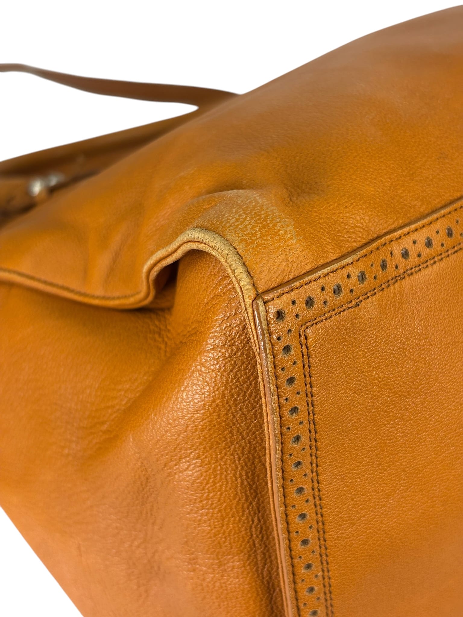 Balenciaga Brown Lambskin Riva Velo Two-Way Bag