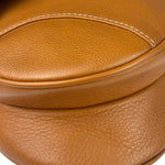 Christian Dior Tan Brown Leather Medium Saddle Bag