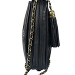 Chanel Black Diamond Stitch Camera Crossbody