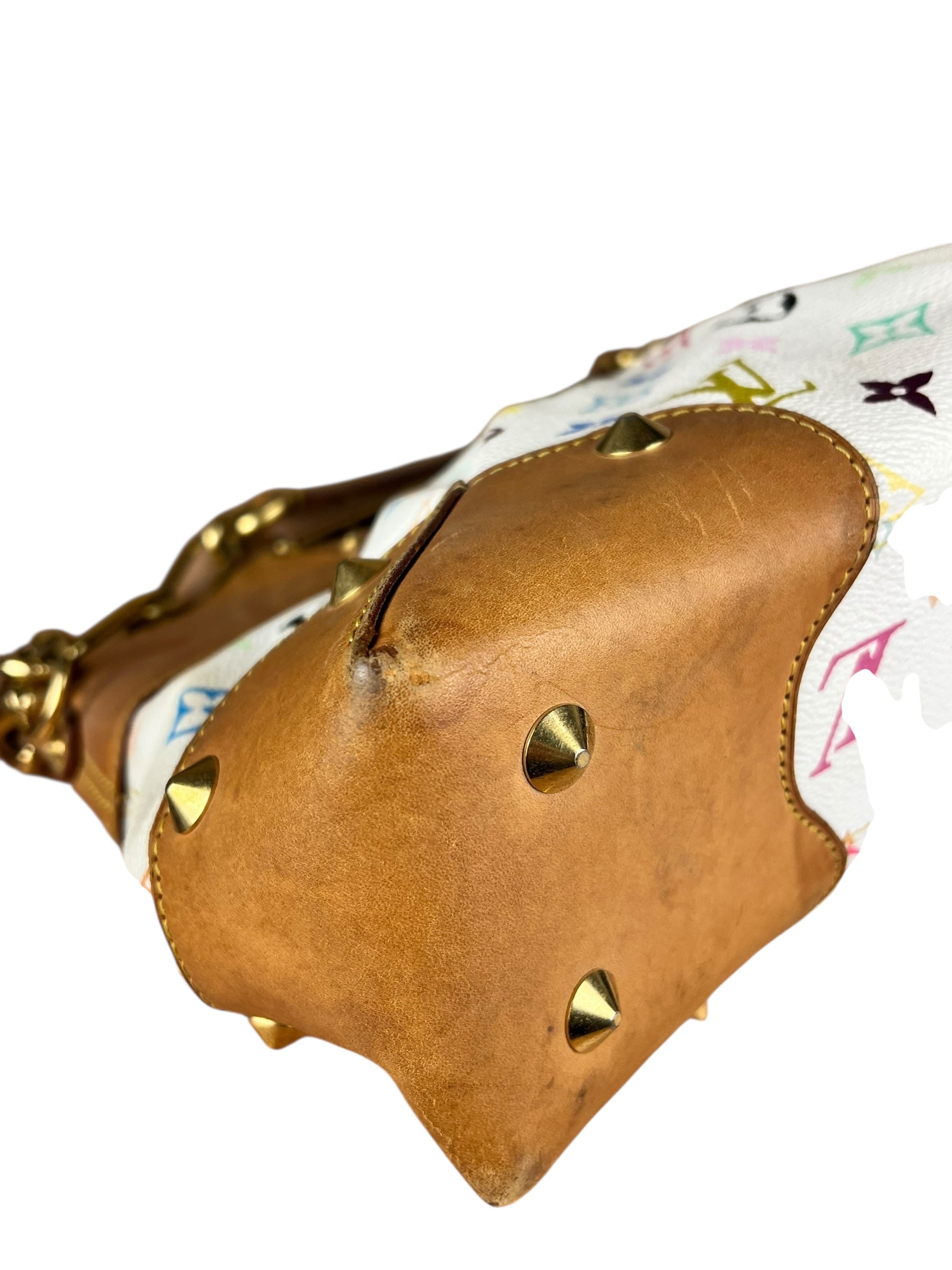 Louis Vuitton White Murakami Judy MM 2Way