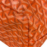 Goyard Saint Louis Orange Leather Tote Bag