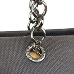 Chanel Vintage Canvas & Leather Chocolate Bar Fold-Over Tote Bag