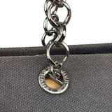 Chanel Vintage Canvas & Leather Chocolate Bar Fold-Over Tote Bag