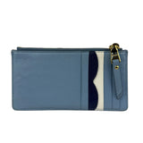 Miu Miu Vintage Blue Zip Cardholder