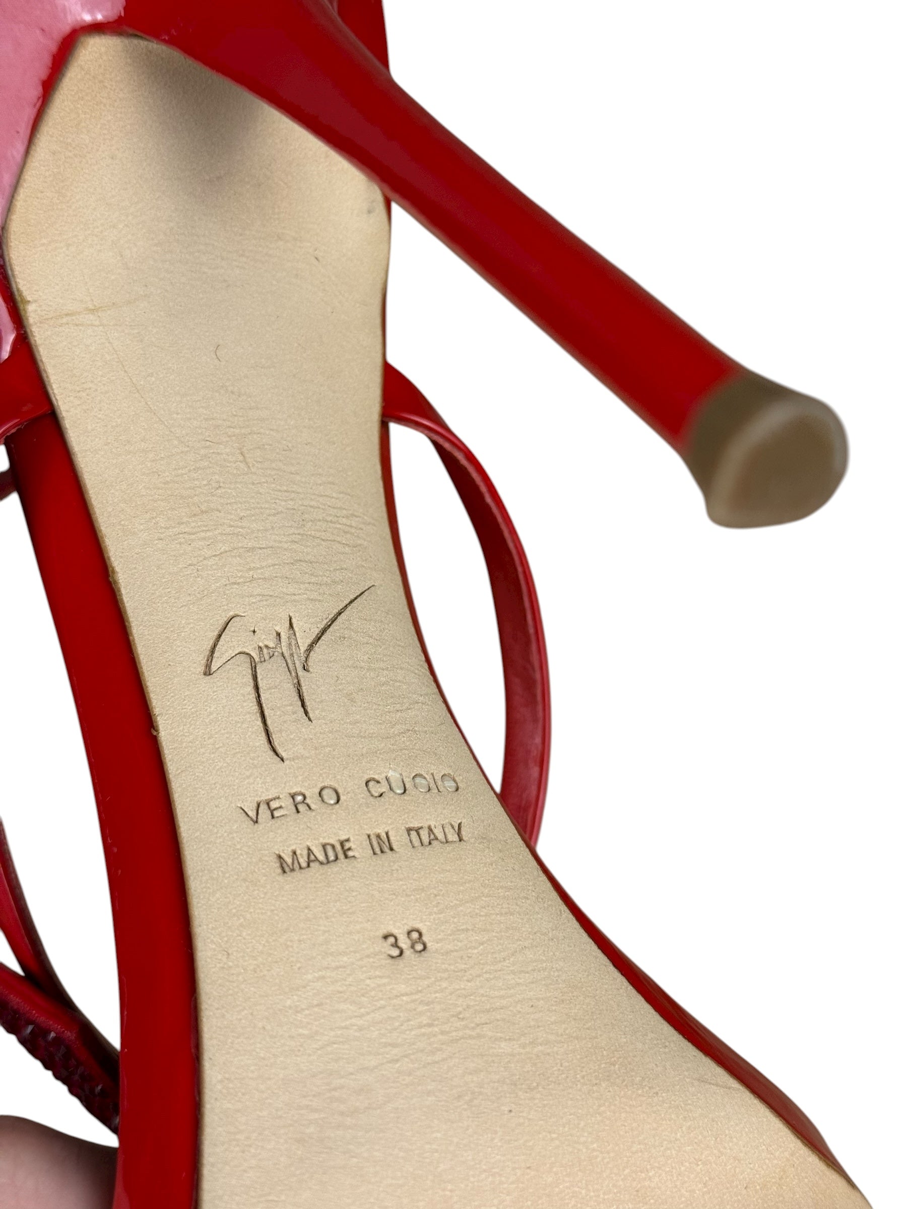 Giuseppe Zanotti Red Heart Heels