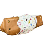 Louis Vuitton White Murakami Judy MM 2Way