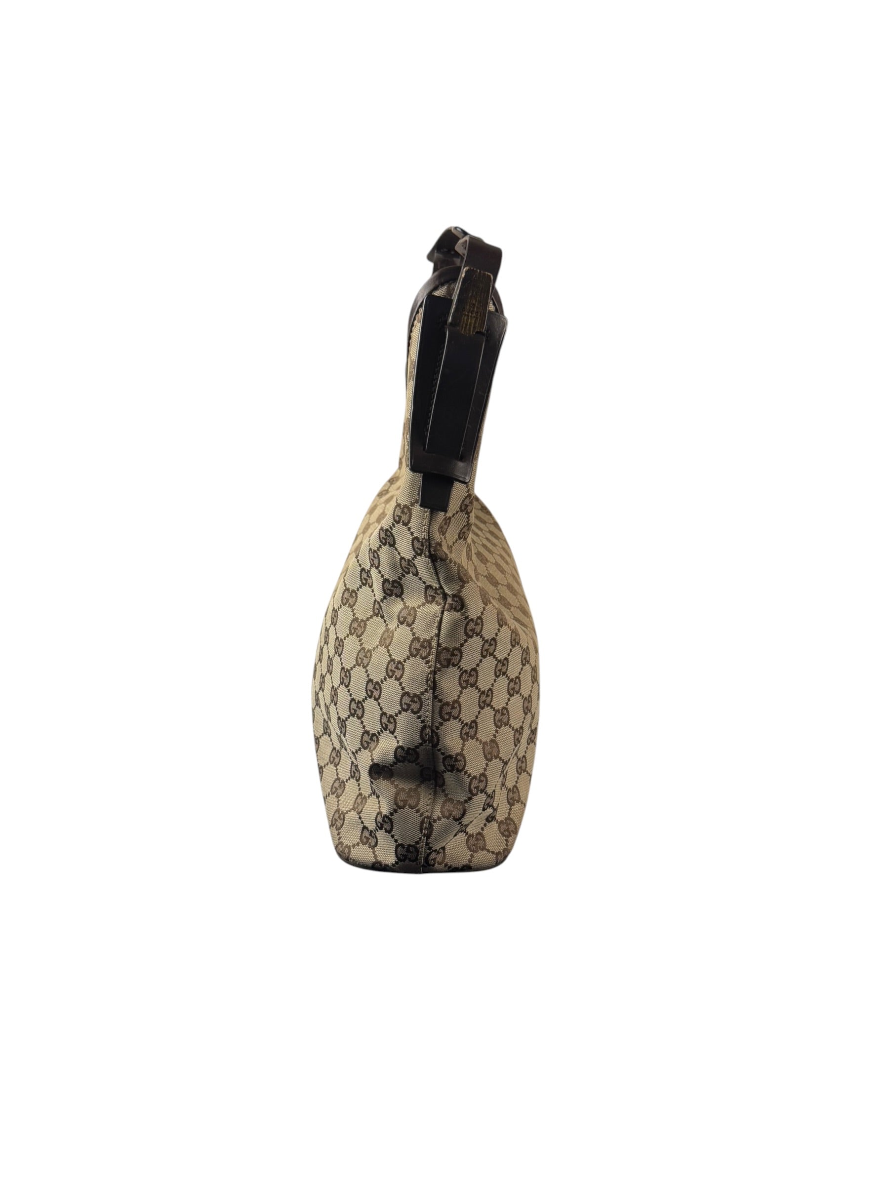 Gucci Brown GG Canvas Hobo Shoulder Bag