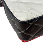 Chanel Colorblock Quilted Lambskin Medium Double Flap Bag 2013