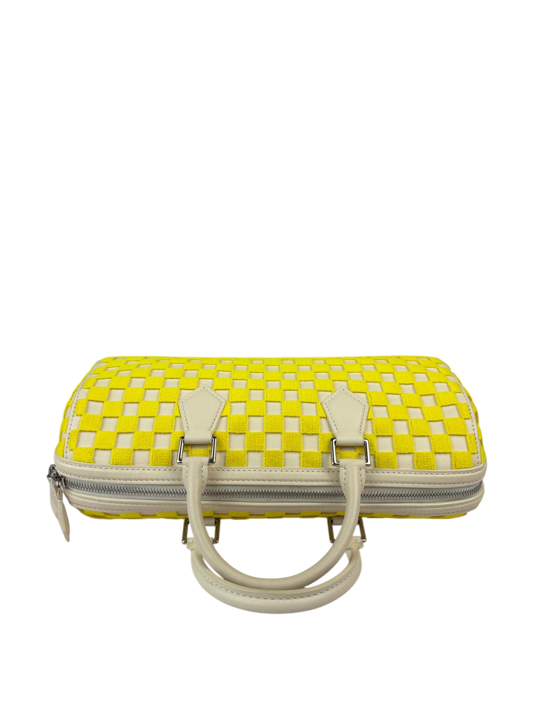 Louis Vuitton Yellow Damier Cube East/West Speedy
