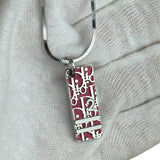 Christian Dior Oblique Trotter Pendant Necklace