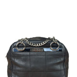 Chanel Black Caviar Chocolate Bar Shoulder Bag