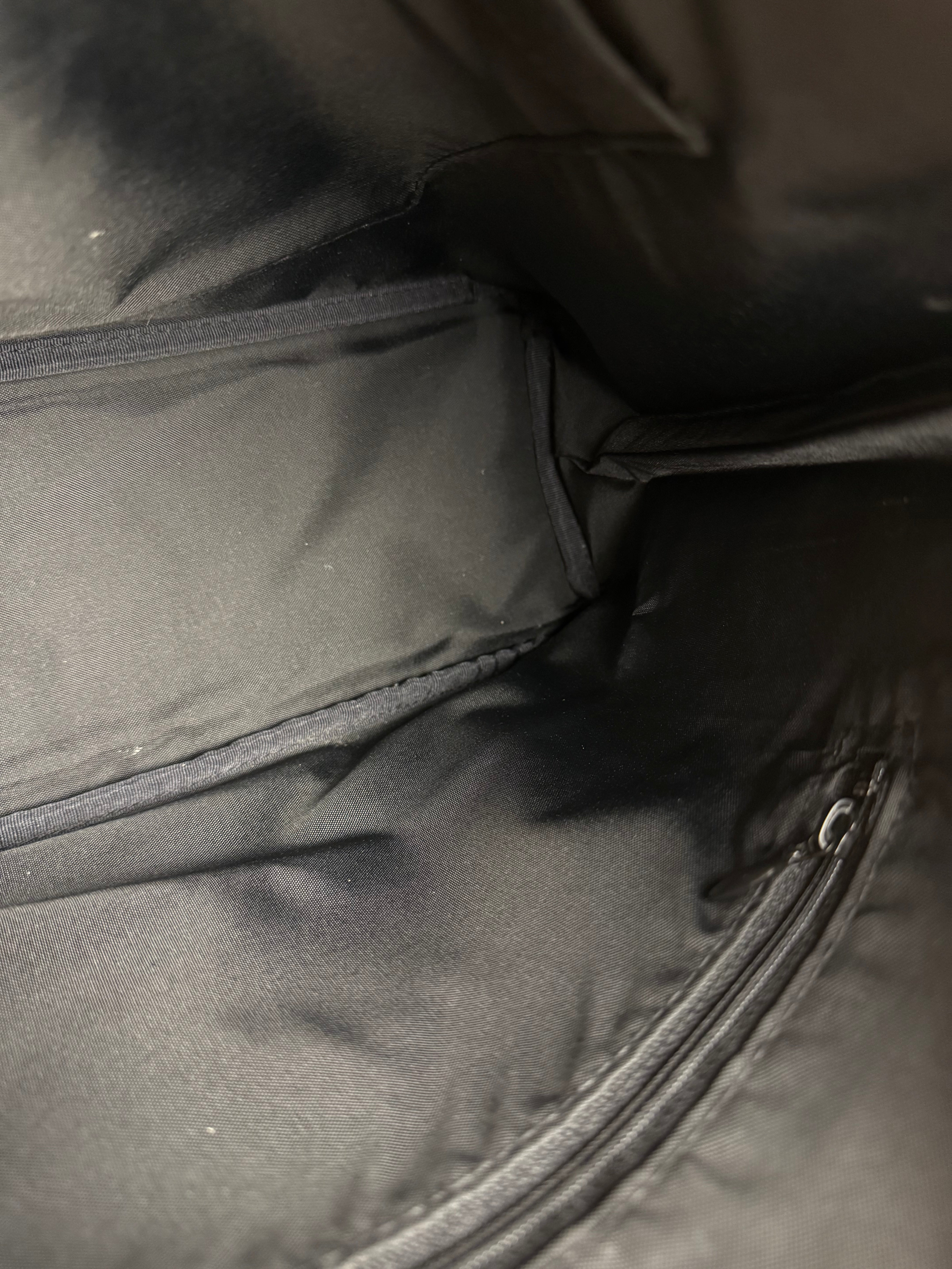 Burberry Nylon Check-Trimmed Shoulder Bag