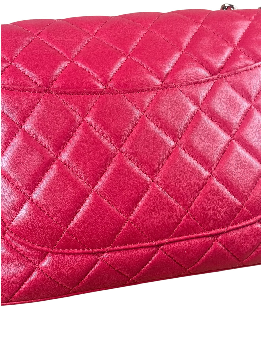 Chanel Coral Pink Quilted Lambskin Accordion Flap Bag 2014