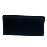 Prada Black Nylon Tessuto Continental Flap Wallet